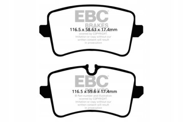 YELLOWSTUFF EBC Brakes Brake Pads Audi A6 A7 A8 RS4 RS5 RS6 RS7 S6 S7 Part manufacturer EBC