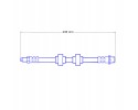 BMW E39 Steel Braided Teflon Flexible Brake Cables Catalog number of the part ZPET 0107 Zestaw przewodow hamulcowych elastycznyc