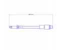 BMW E39 Steel Braided Teflon Flexible Brake Cables Quality of parts according to GVO Q original with factory logo OEM OES