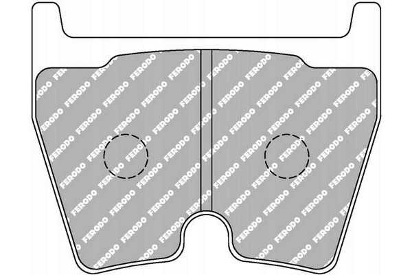 Brake pads set FCP1664H Catalog number of the part FCP1664H
