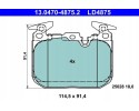 BRAKE PADS FRONT 13 0470 4875 2 ATE BMW 1 Packaging status original