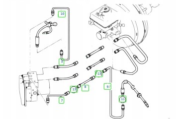 BMW E60 E61 Copper Rigid Brake Cables Full Set Car type passenger cars