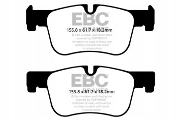 EBC DP42143R pads BMW 1 3 4 Series front Catalog number of the part DP42143R