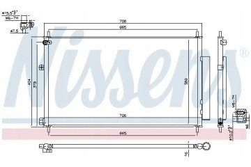 CONDENSER AIR CONDITIONING COOLER WITH DEHUMIDIFIER Car type passenger cars