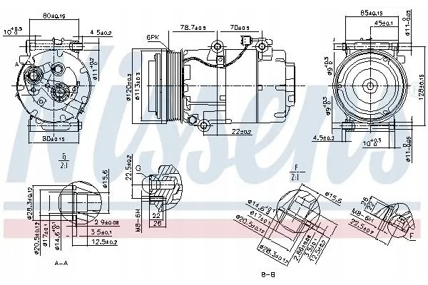 COMPRESSOR AIR CONDITIONING COMPRESSOR 89388 NISSENS Car type cargo vans passenger cars