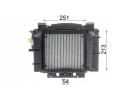 Evaporator air conditioning MAHLE AE 196 000P EAN GTIN 4057635211246