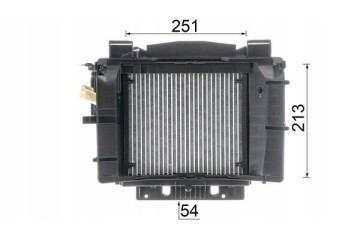 Evaporator air conditioning MAHLE AE 196 000P EAN GTIN 4057635211246