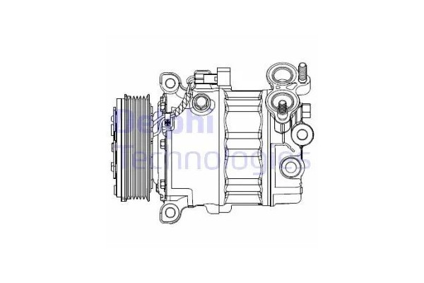 COMPRESSOR AIR CONDITIONING COMPRESSOR CS20512 DELPHI Packaging status original