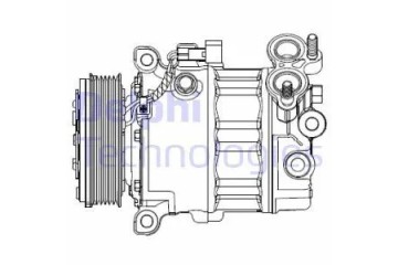 COMPRESSOR AIR CONDITIONING COMPRESSOR CS20512 DELPHI Packaging status original