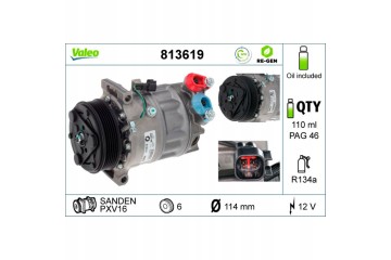 VALEO AIR CONDITIONING COMPRESSOR Quality of parts according to GVO Q original with factory logo OEM OES