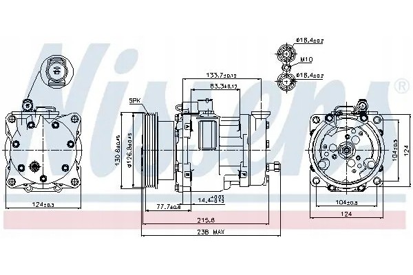 COMPRESSOR AIR CONDITIONING COMPRESSOR 89187 NISSENS MG Catalog number of substitutes ACAUTO AC 01SD171 ACAUTO AC 02SD01 ACAUTO 