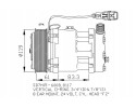AIR CONDITIONING COMPRESSOR MAN TGA TGM AND TGS AND TGX AND 04 00 NRF Car type trucks