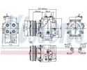 COMPRESSOR AIR CONDITIONING COMPRESSOR 89235 NISSENS Quality of parts according to GVO Q original with factory logo OEM OES