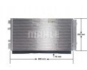CONDENSER AIR CONDITIONING COOLER AC 44 000S MAHLE Quality of parts according to GVO Q original with factory logo OEM OES