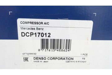 Air conditioning compressor DENSO DCP17012 Car type buses cargo vans passenger cars