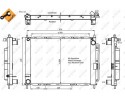 Air conditioning condenser NRF 350057 Part manufacturer NRF