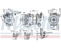 COMPRESSOR AIR CONDITIONING COMPRESSOR 890051 NISSENS Product weight with unit packaging 11 kg