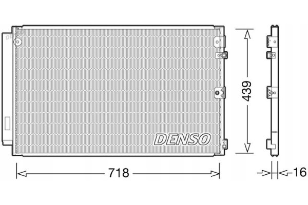 AIR CONDITIONING COOLER JEEP DCN06009 DEN