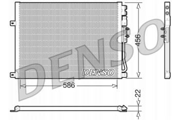 AIR CONDITIONING COOLER JEEP DCN06009 DEN Catalog number of the part DCN51011