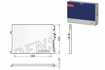 AIR CONDITIONING COOLER JEEP DCN06009 DEN Quality of parts according to GVO P replacement with original quality