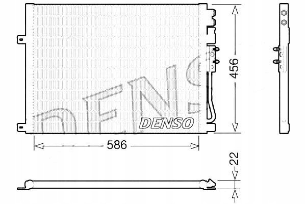 AIR CONDITIONING COOLER JEEP DCN06009 DEN Car type passenger cars