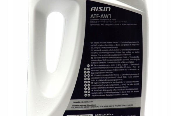 Automatic transmission oil TF70 TF80 TG81 TR80 ATF AW1 OE Aisin 5L Transmission type automatic