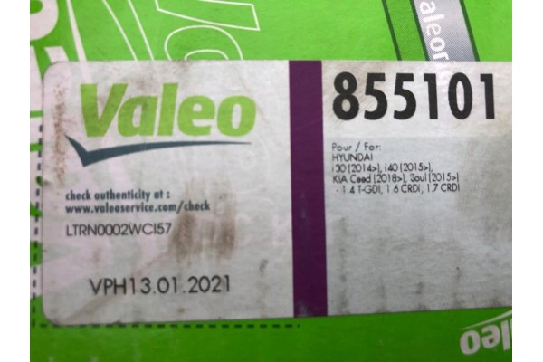 Valeo 855101 Set of clutches Catalog number of the original HYUNDAI 41420 2D000 KIA DYK 412002D100 KIA DYK 412002D101 KIA DYK 41
