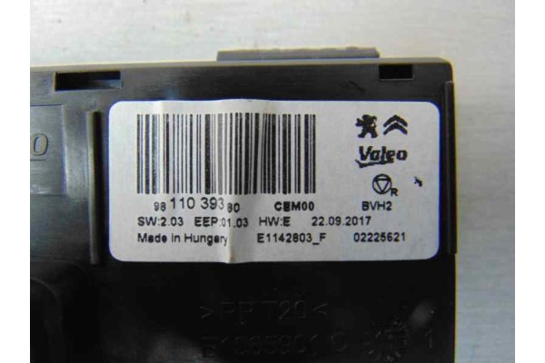 9811039380 MODULO ELECTRONICO CITROEN C4 CACTUS Feel 2018 9811039380 177429 CITROEN - 4