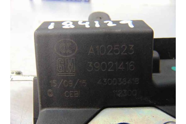 39021416  CERRADURA MALETERO / PORTON OPEL ASTRA K BERLINA 5P Dynamic Start/Stop 2015 39021416 184129 OPEL - 2