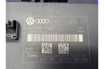AUDI A6 S6 C7 A7 RS6 4G CONTROLLER SEAT MEMORY MODULE 4G8959760B Car type passenger cars