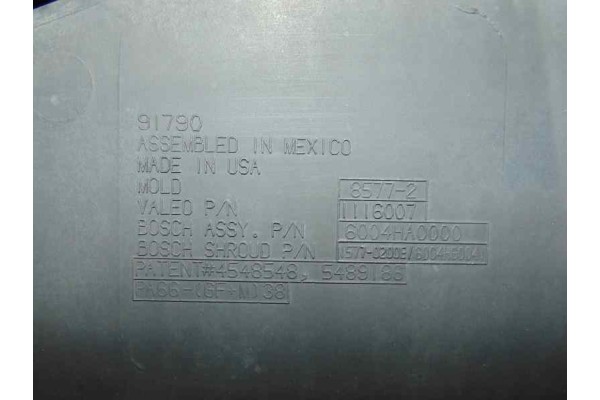 91790 ELECTROVENTILADOR CHRYSLER PT CRUISER 2.0 Classic 2001 91790 187652 CHRYSLER - 1