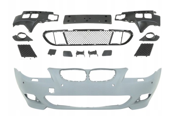 Bumper Front Set Grilles PDC Tuning Sport M package Bmw 5 e60 e61 2003 2007 Packaging status original