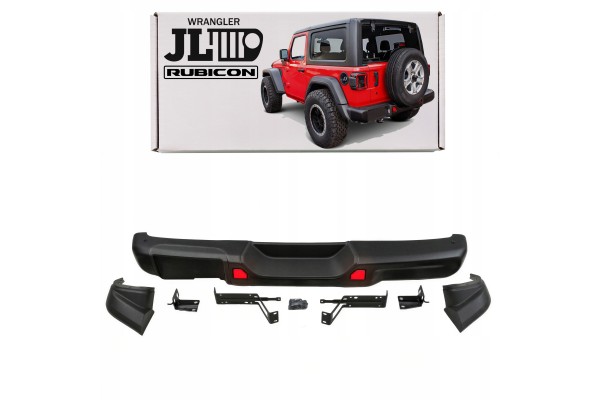 JEEP WRANGLER JL 2018 REAR BUMPER RUBICON STEEL WITHOUT PDC 82215342