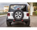 JEEP WRANGLER JL 2018 REAR BUMPER RUBICON STEEL WITHOUT PDC 82215342 Color black