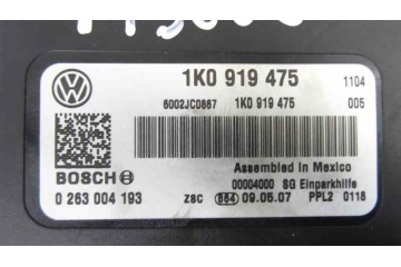 1K0919475  NO IDENTIFICADO VOLKSWAGEN EOS (1F7)(2006) 2.0 TDI Individual 2006 1K0919475 173006 VOLKSWAGEN - 1