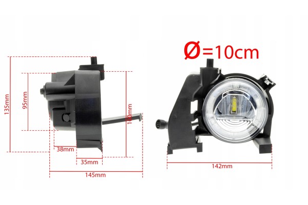 Lights DRL DUOLIGHT SUBARU DL07 Power 10 W