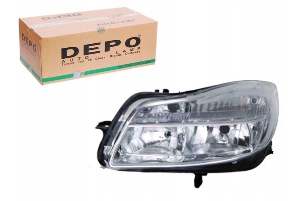 HEADLIGHT LAMP LEFT OPEL INSIGNIA G09 08 13 Type of low beam headlights traditional halogen