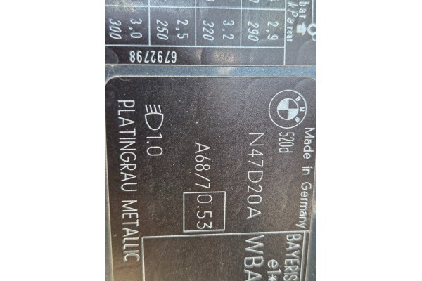 ENGINE BMW E60 E61 N47D20A Part manufacturer BMW OE