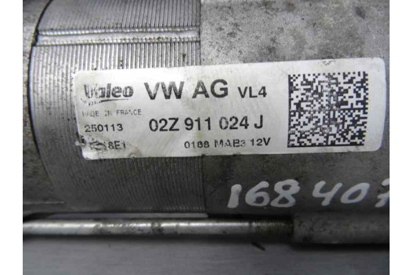02Z911024J MOTOR ARRANQUE VOLKSWAGEN GOLF V (1K1)(10.2003)