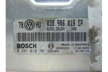 038906019EP CENTRALITA MOTOR UCE VOLKSWAGEN PASSAT BERLINA (3B3)