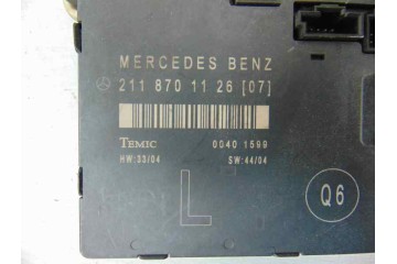 2118701126 CENTRALITA CIERRE MERCEDES-BENZ CLASE E (BM 211) BERLINA