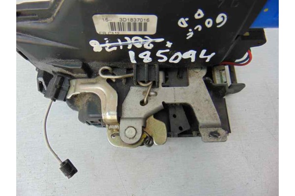 3D1837016 CERRADURA PUERTA DELANTERA DERECHA VOLKSWAGEN GOLF V (1K1)(10.2003)