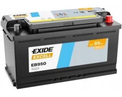 CAR BATTERY EXIDE EXCELL EB950 95AH 800A L5 P