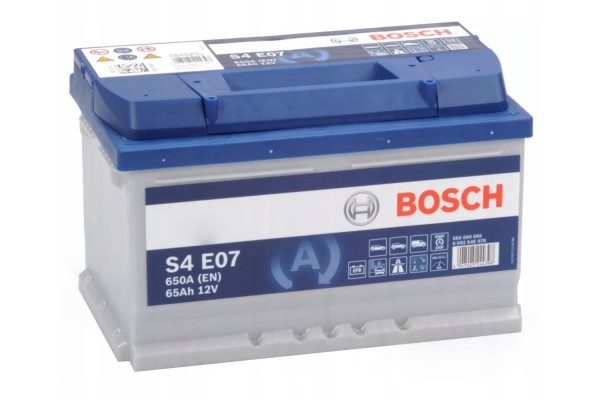 BATTERY BOSCH S4 E07 EFB START STOP 65AH 650A P