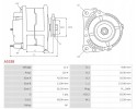 New Alternator NISSAN Primera 2 2 DCi NISSAN Primera 2 2 Diesel Di Quality of parts according to GVO Q original with factory log