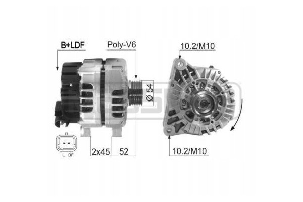 ALTERNATOR 210604A ERA