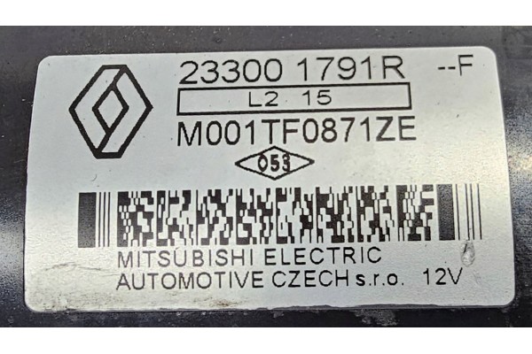 NEW ORG STARTER KOLOS II HIT III TALISMAN VIVARO B NV300 TALENTO Catalog number of the part 233001791R RENAULT OE ORG