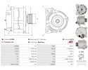 New Alternator AUDI Q7 4LB 4 2 FSI quattro Catalog number of substitutes AS PL ACH9009S