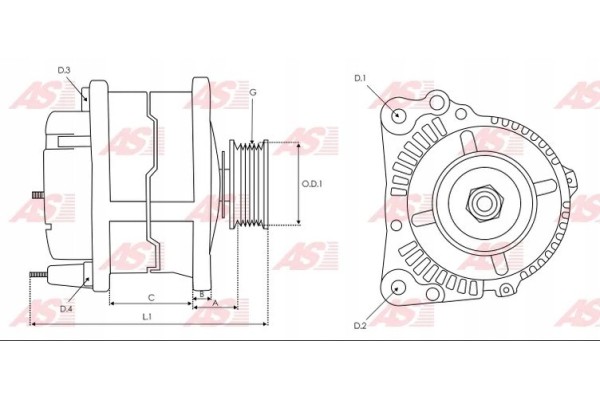 Alternator Volkswagen LT Transporter IV EAN GTIN 5901259402339