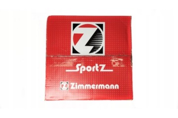 Front brake discs FWD Zimmermann Sport 230 2384 52 Chrysler Pacifica Installation side front
